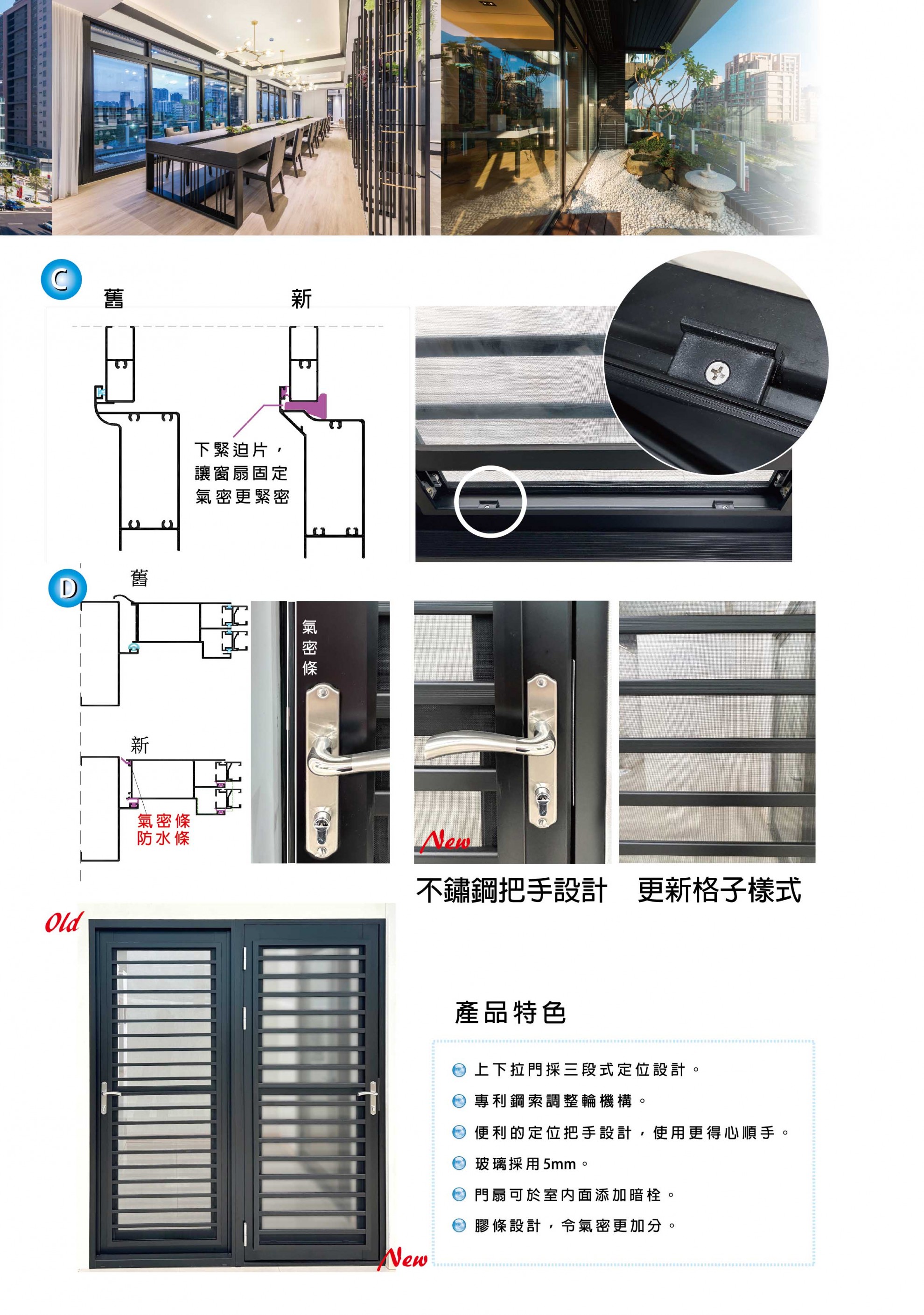 三合一通風門U101KUP-1